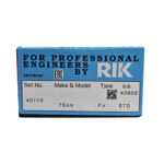 رینگ موتور  پژو 206 تیپ 2 و 3 ریک RIK - تصویر 4